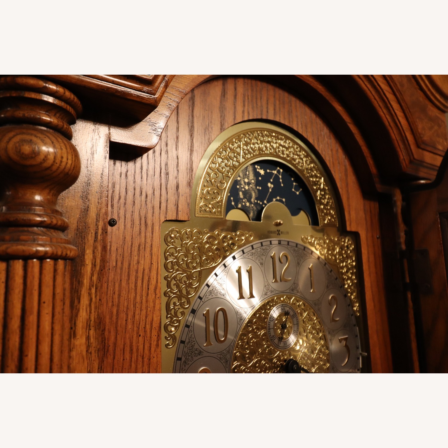 Howard Miller Oak Grandfather Clock - image-10