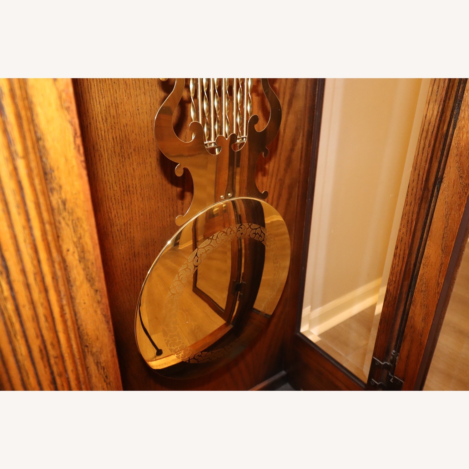 Howard Miller Oak Grandfather Clock - image-16