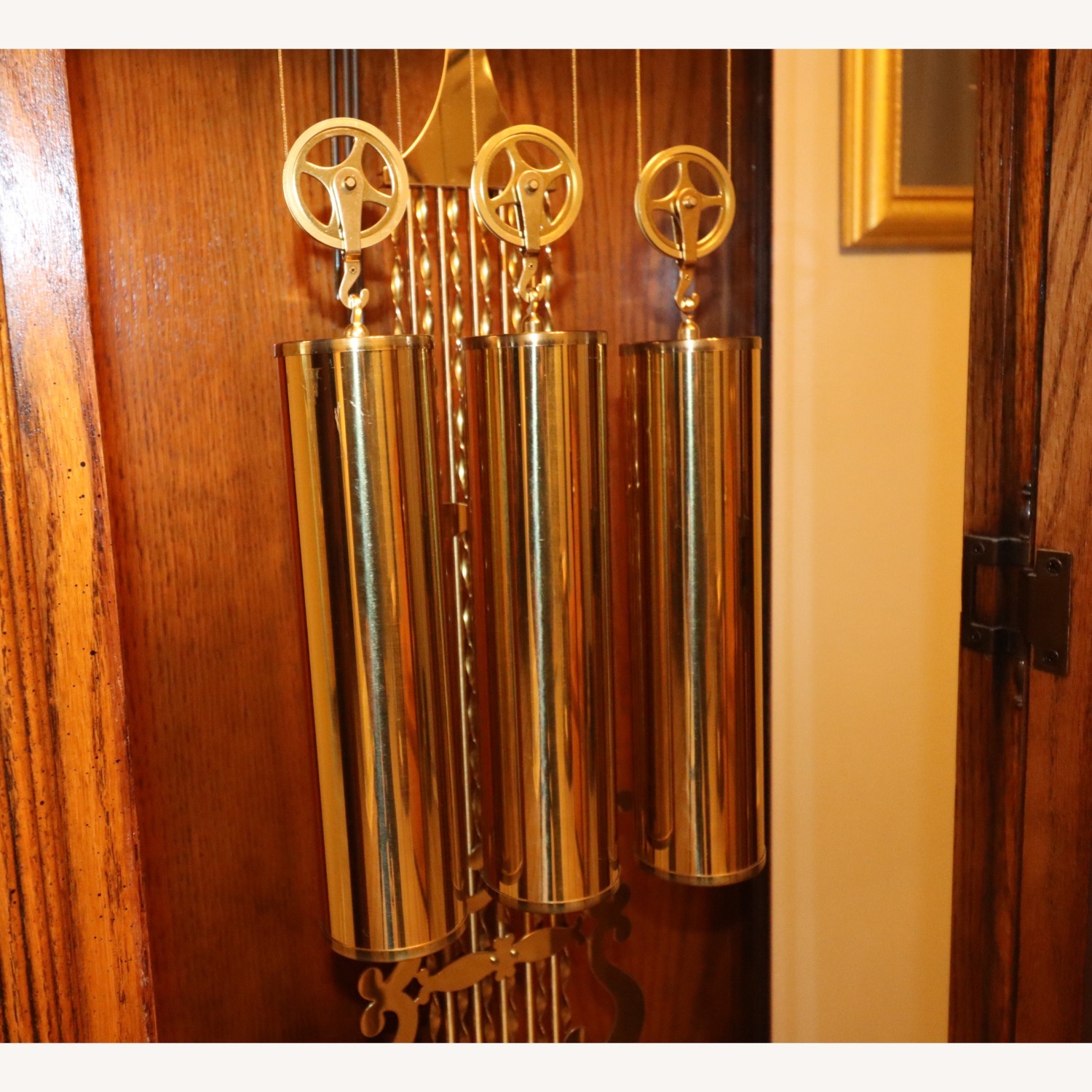 Howard Miller Oak Grandfather Clock - image-8