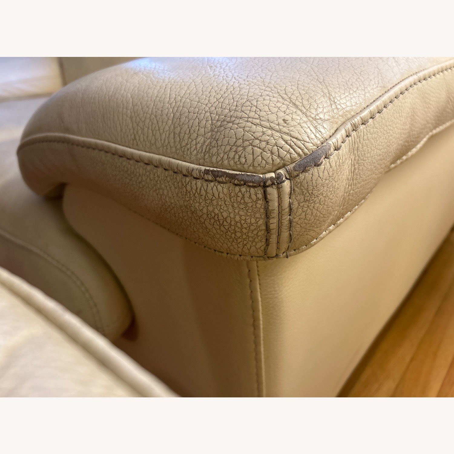 Roche Bobois Natural Leather 2 Seater Sofa - image-3