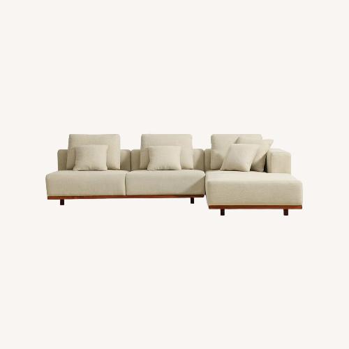 Used Light Brown Sundays Furniture Sunny Days Sectional for sale on AptDeco