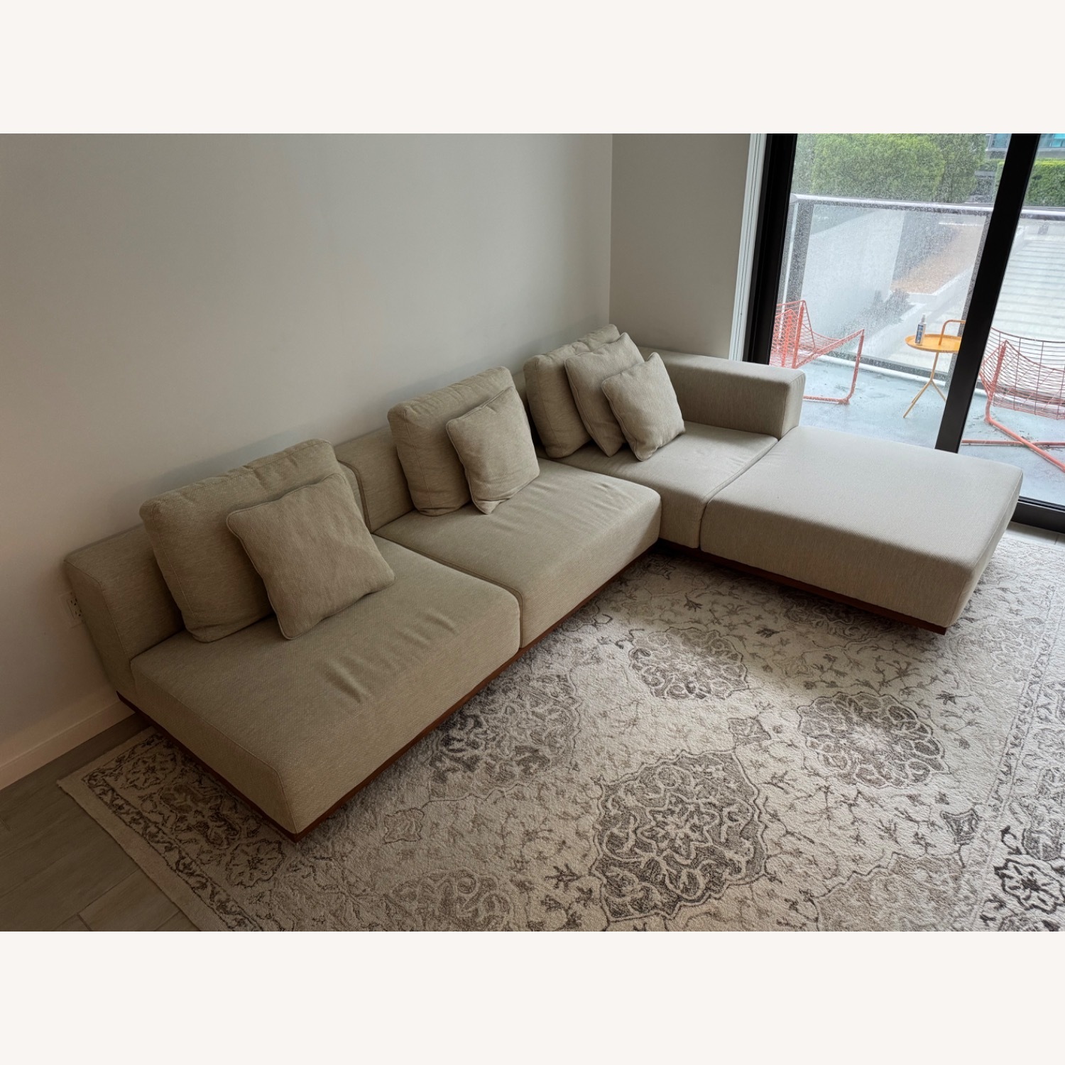 Light Brown Sundays Furniture Sunny Days Sectional - image-2