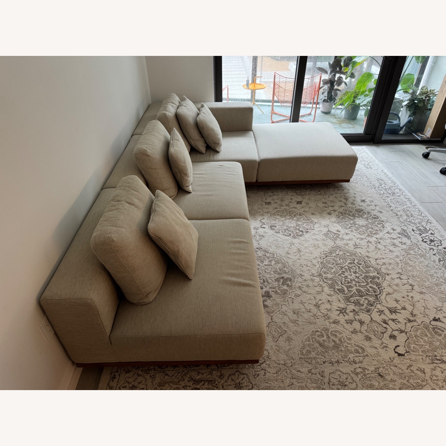 Light Brown Sundays Furniture Sunny Days Sectional - image-3