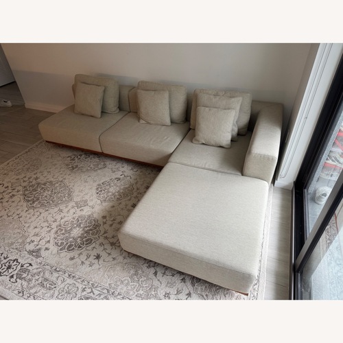 Used Light Brown Sundays Furniture Sunny Days Sectional for sale on AptDeco