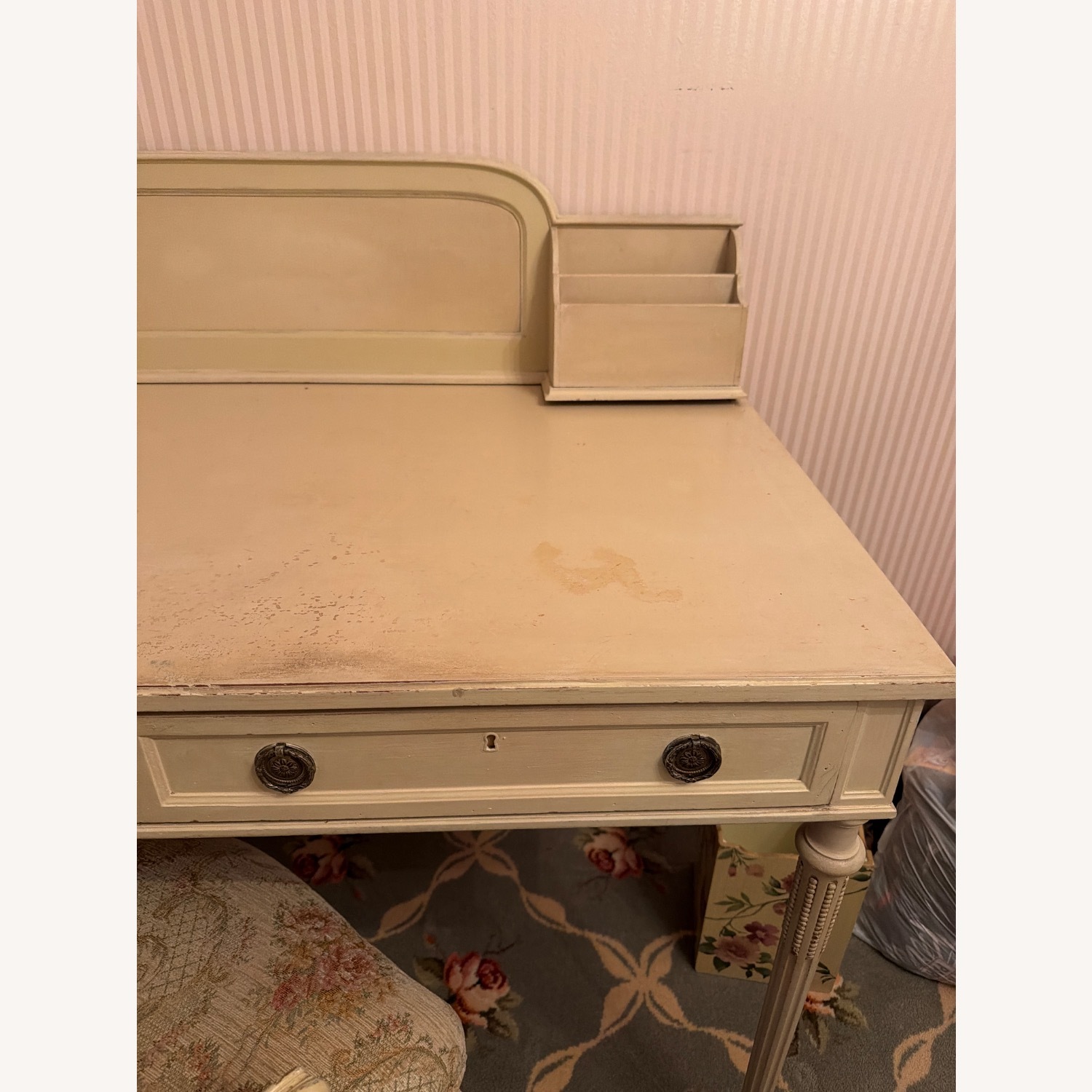 Shabby Chic Off White Desk - image-3