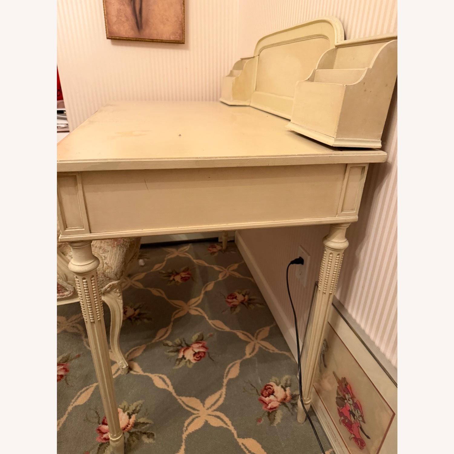 Shabby Chic Off White Desk - image-2