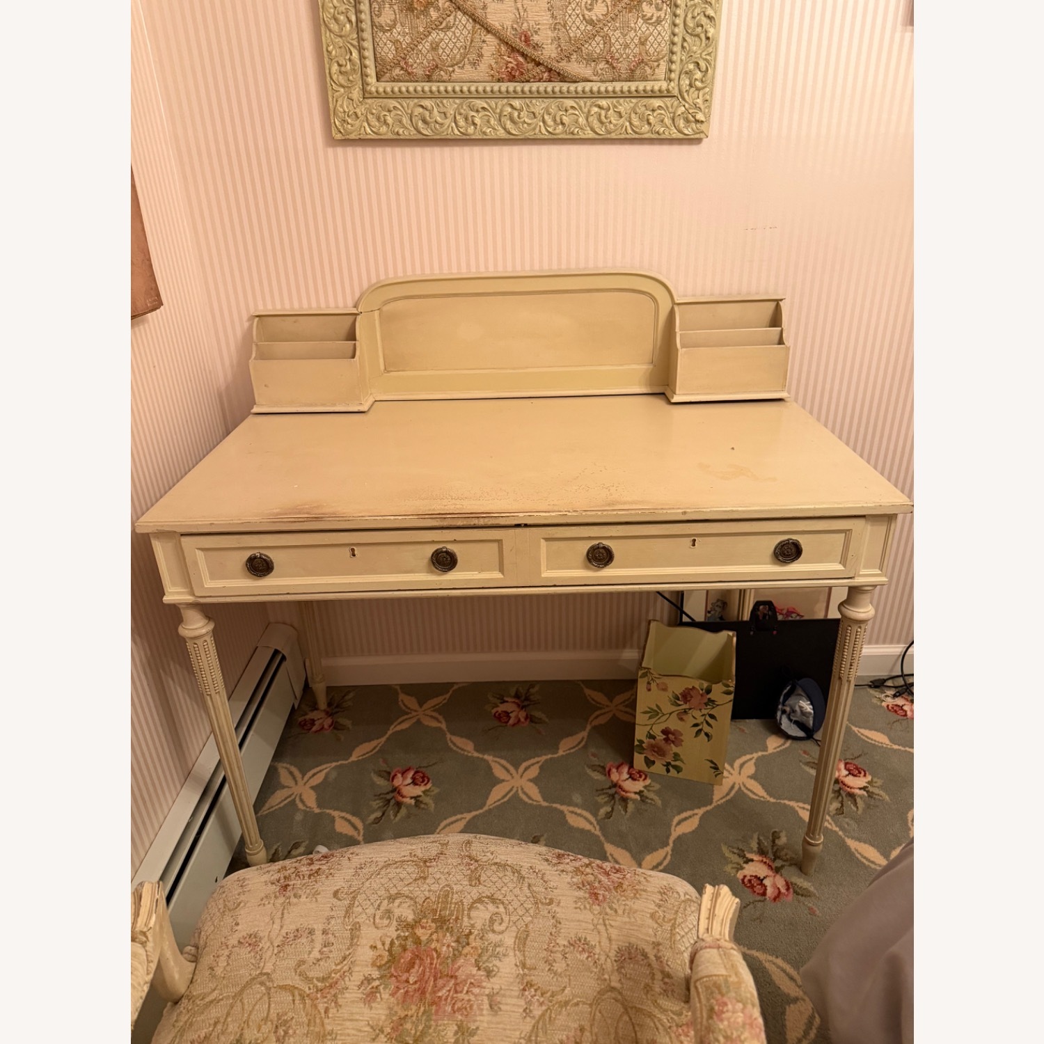 Shabby Chic Off White Desk - image-1