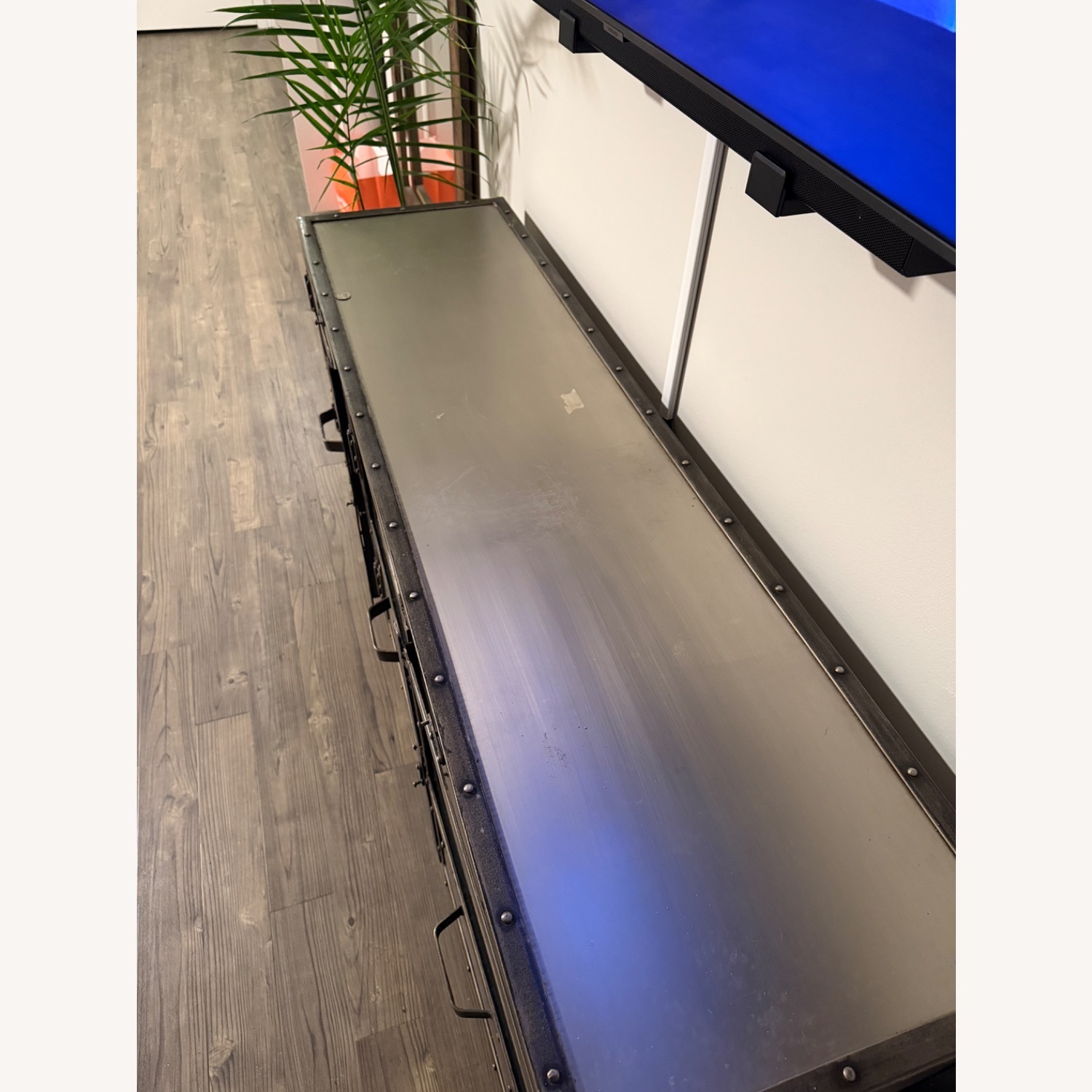 Zin Home Silver Iron Media Storage - image-3