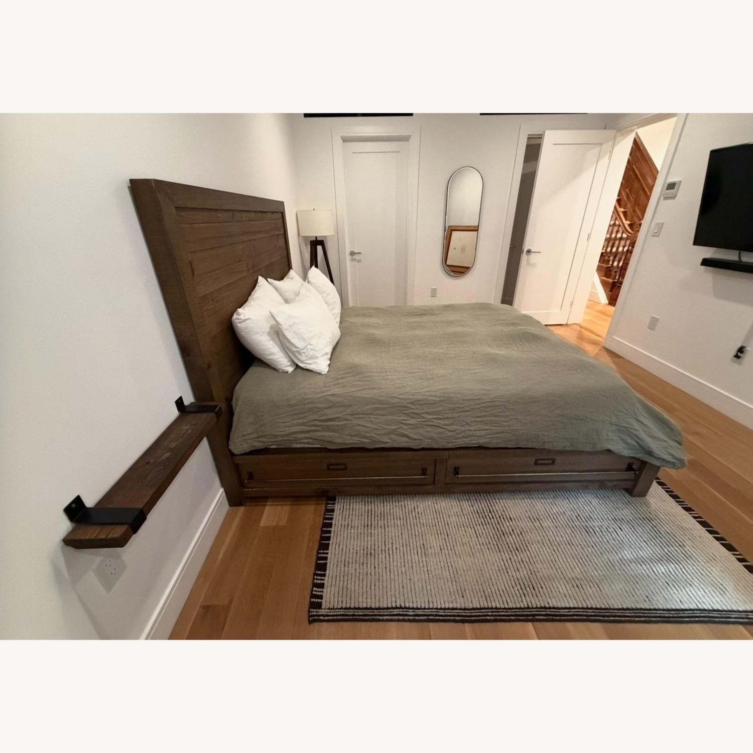 Restoration Hardware Storage Bed (Queen) - image-4