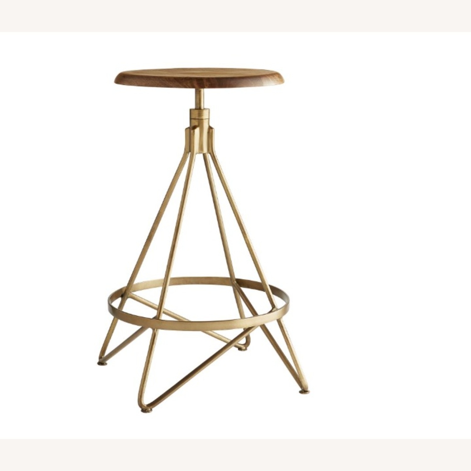 Arteriors Home Wyndham Light Brown Wood Stools - image-0