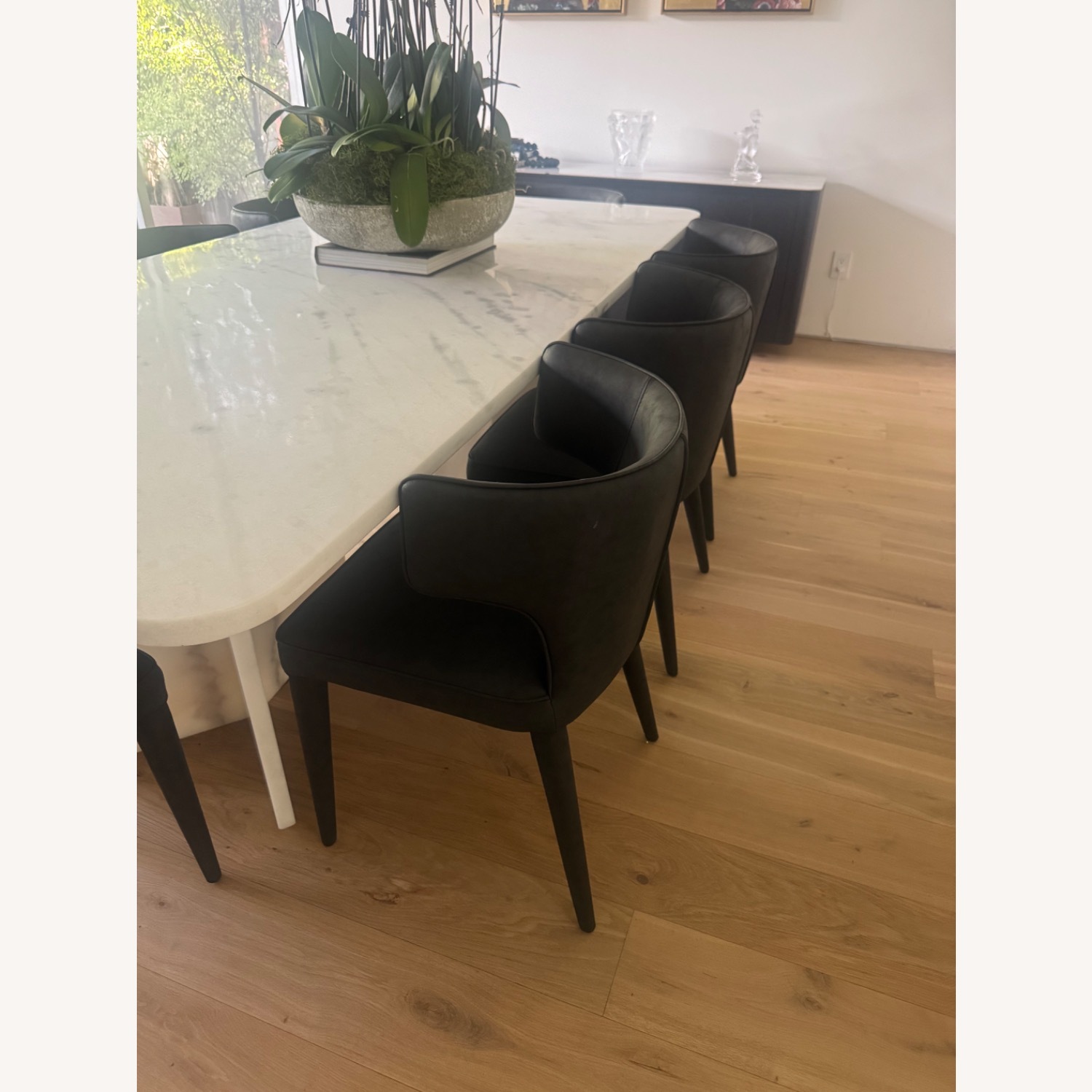 White Marble Dining Table - image-3