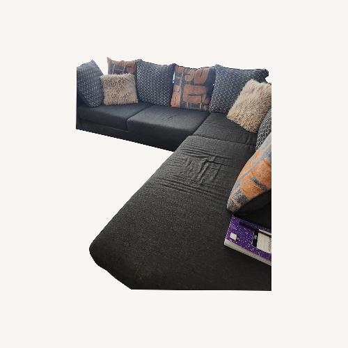 Used 2 piece Sectional With Ottoman  for sale on AptDeco