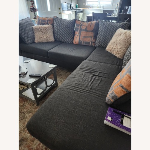 Used 2 piece Sectional With Ottoman  for sale on AptDeco