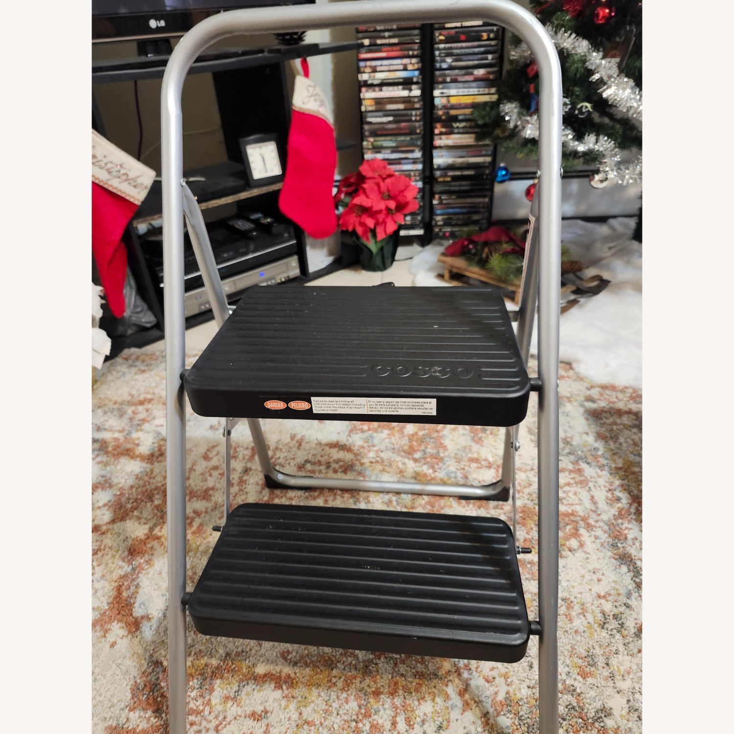 Light Gray Cotton Area Rug 9' x 12' - image-2