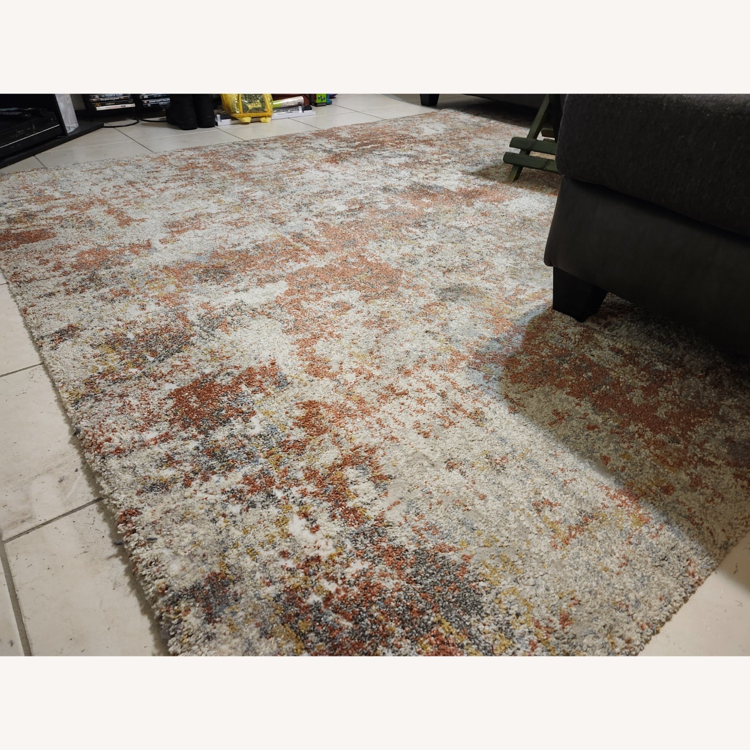 Light Gray Cotton Area Rug 9' x 12' - image-3