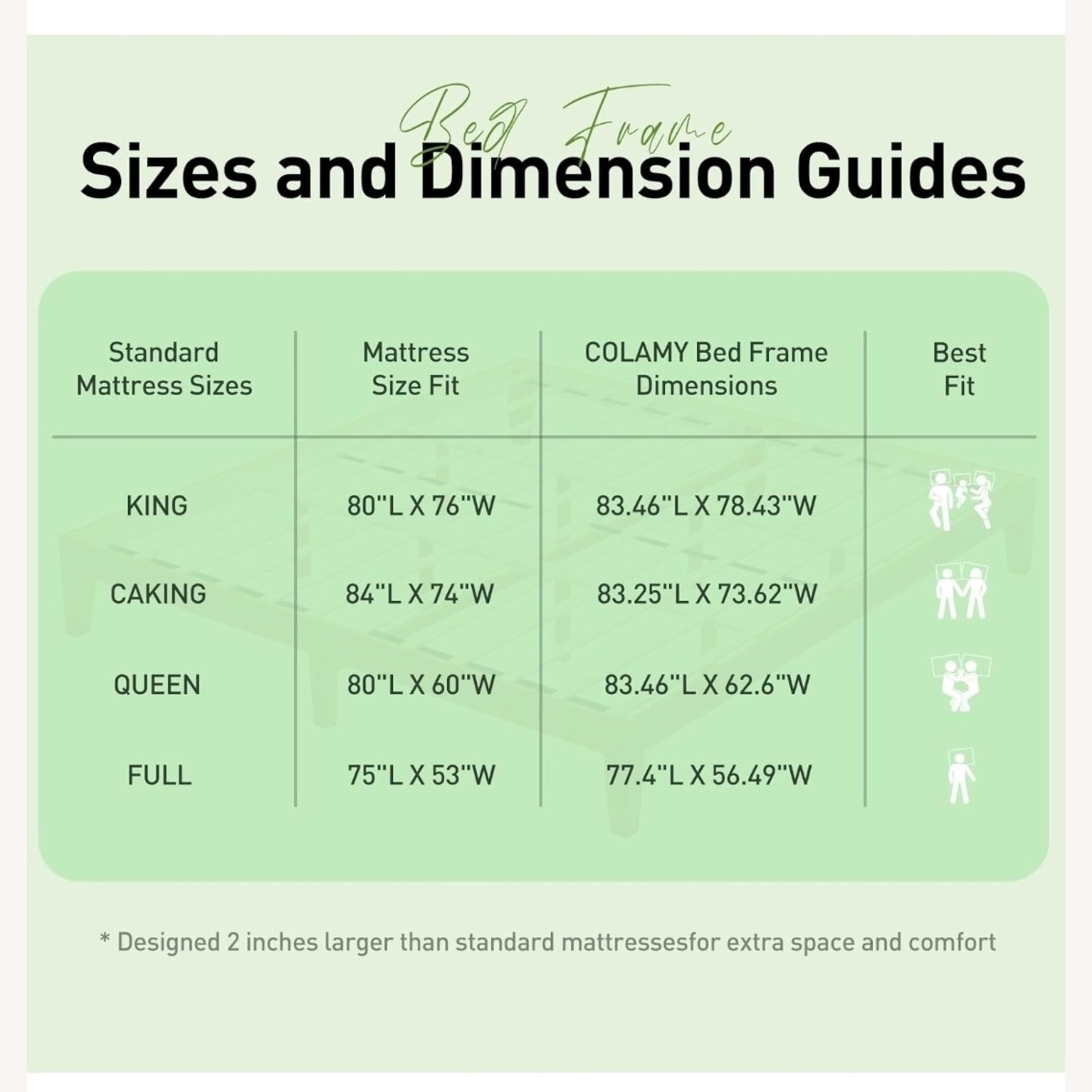 Dark Brown Wood King Bed - image-6