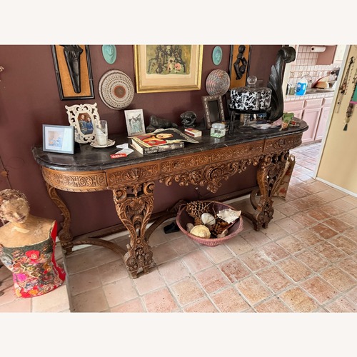 Used Antique French Baroque Carved Buffet   for sale on AptDeco