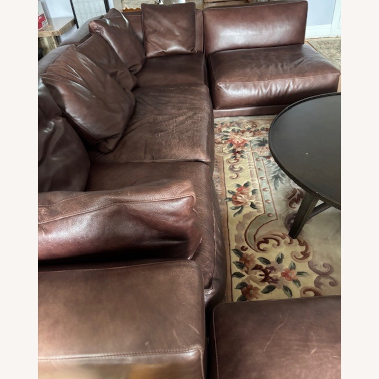 Swan & Swanstone Dark Brown 3+ Seater Sofa - image-3