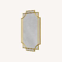 Gold Mirrored Glass Wall Mirror