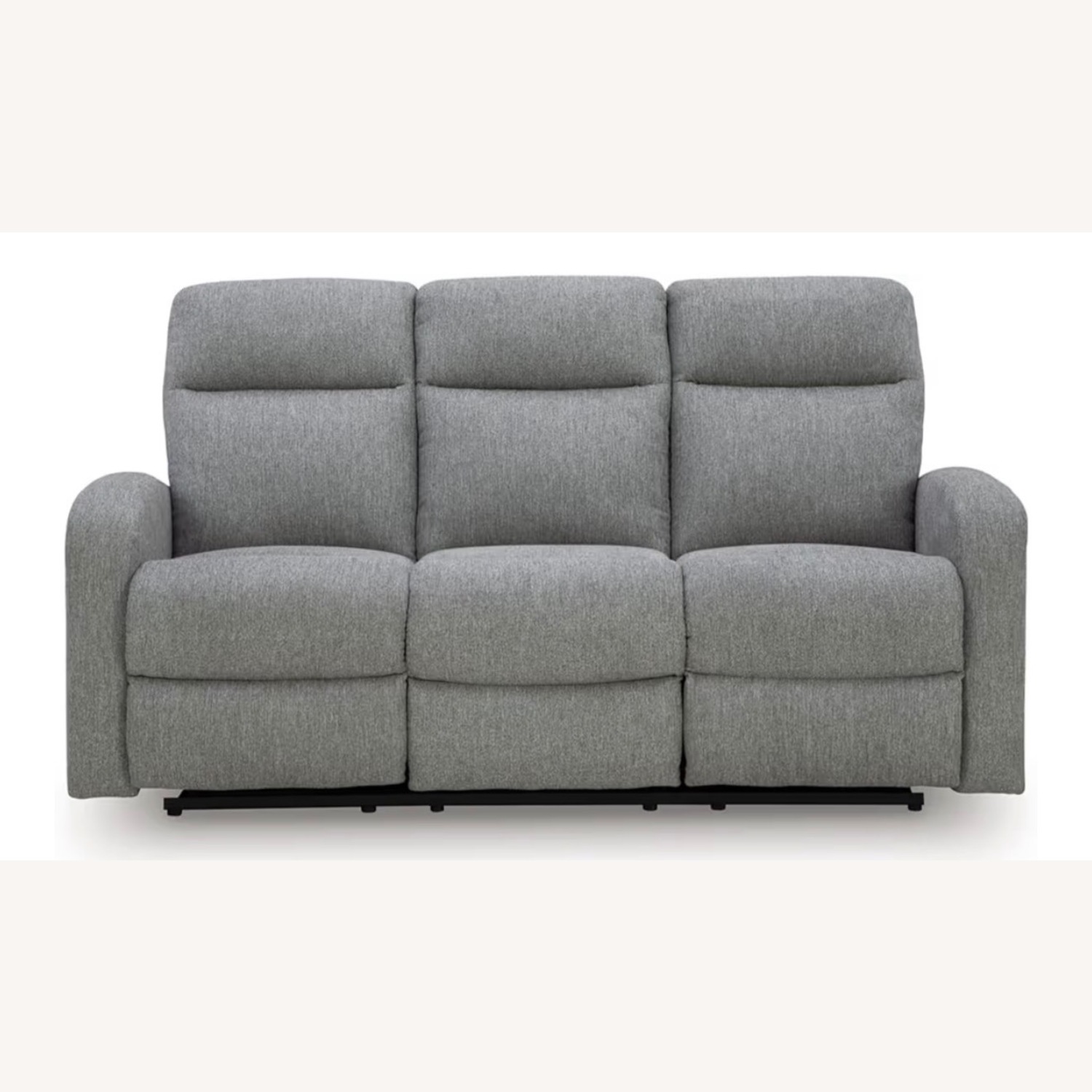 Light Gray Fabric 3+ Seater Sofa - image-0