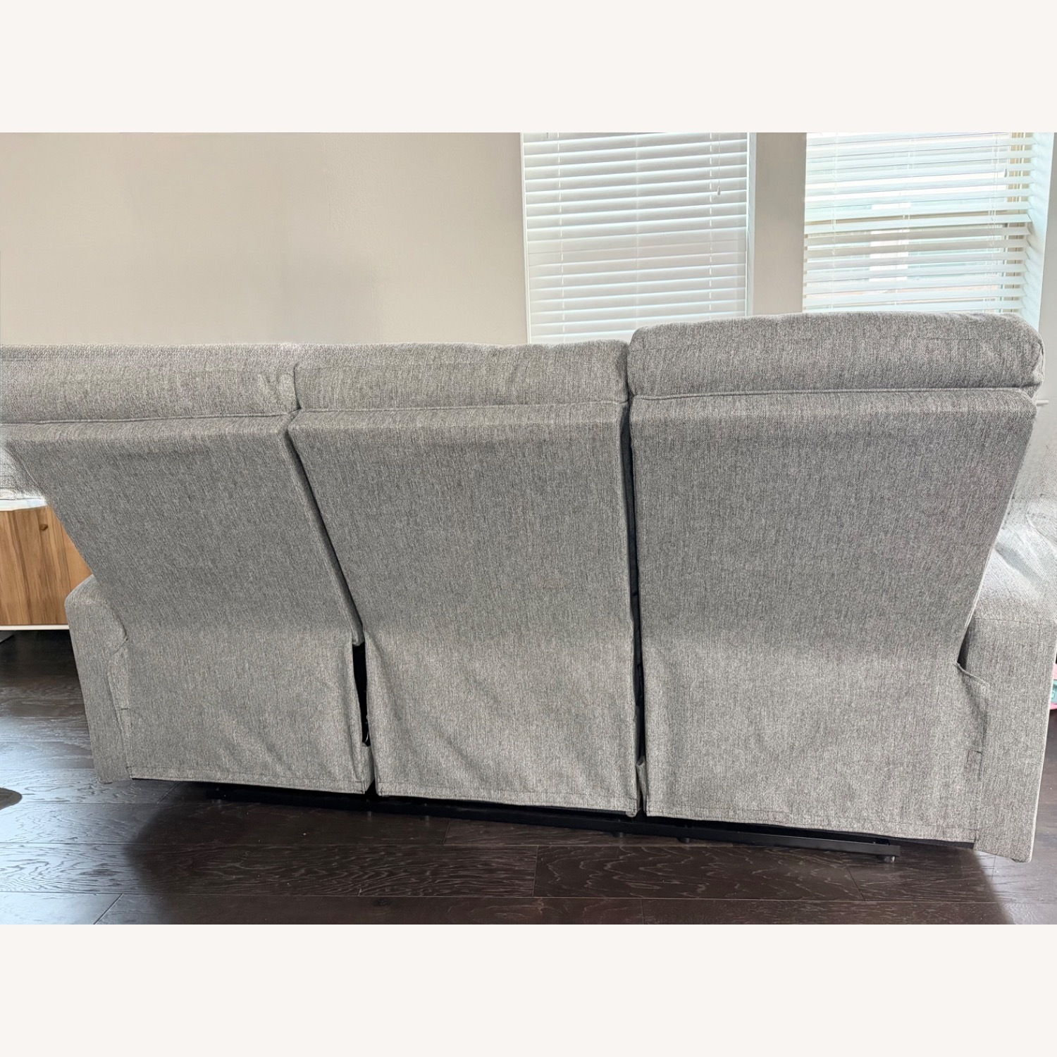 Light Gray Fabric 3+ Seater Sofa - image-2