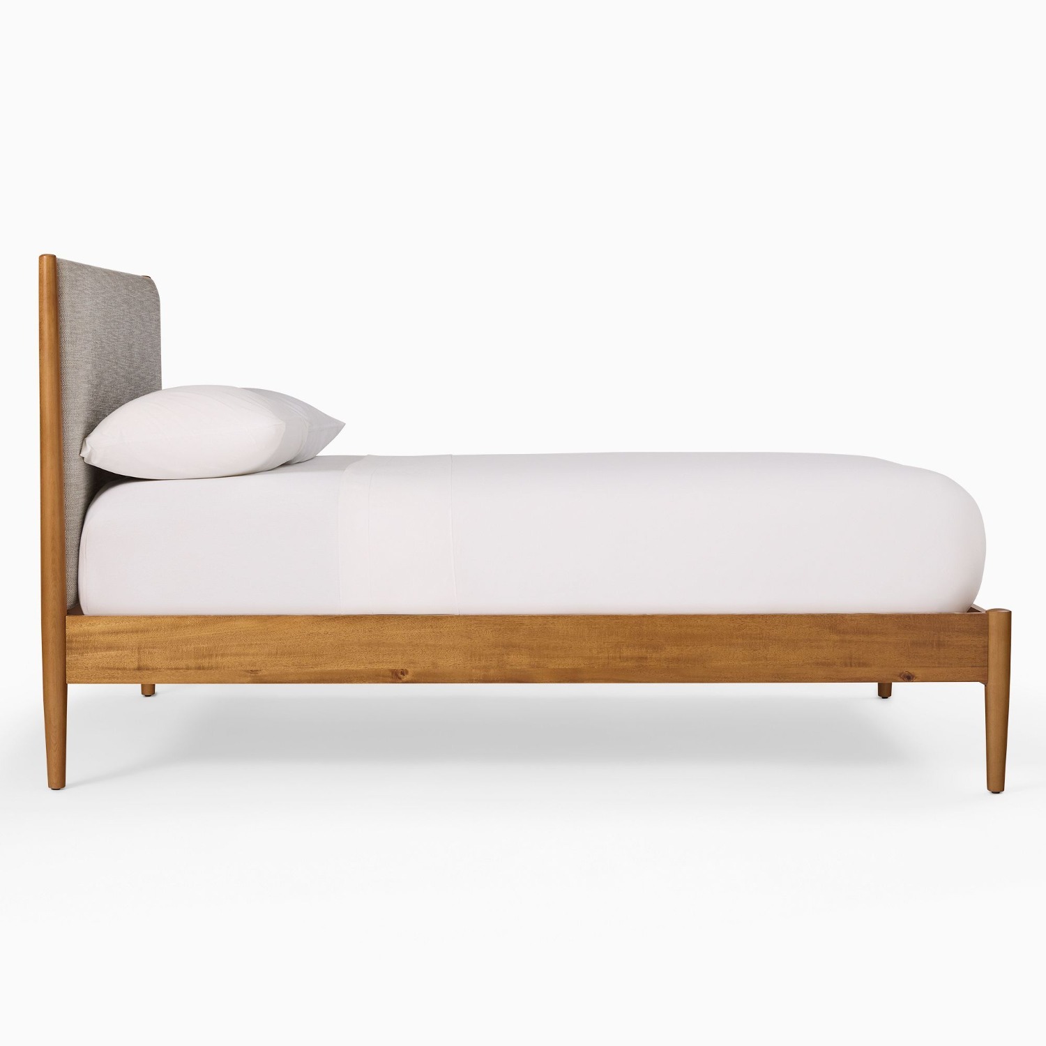 West Elm Mid-Century Upholstered Bed - image-3