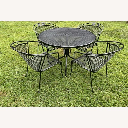 Used Vintage Woodard Table & 4 Chairs  for sale on AptDeco