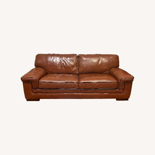 Used Myar's Myars Leather Sofa  for sale on AptDeco