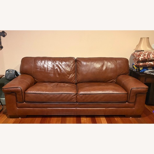 Used Myar's Myars Leather Sofa  for sale on AptDeco