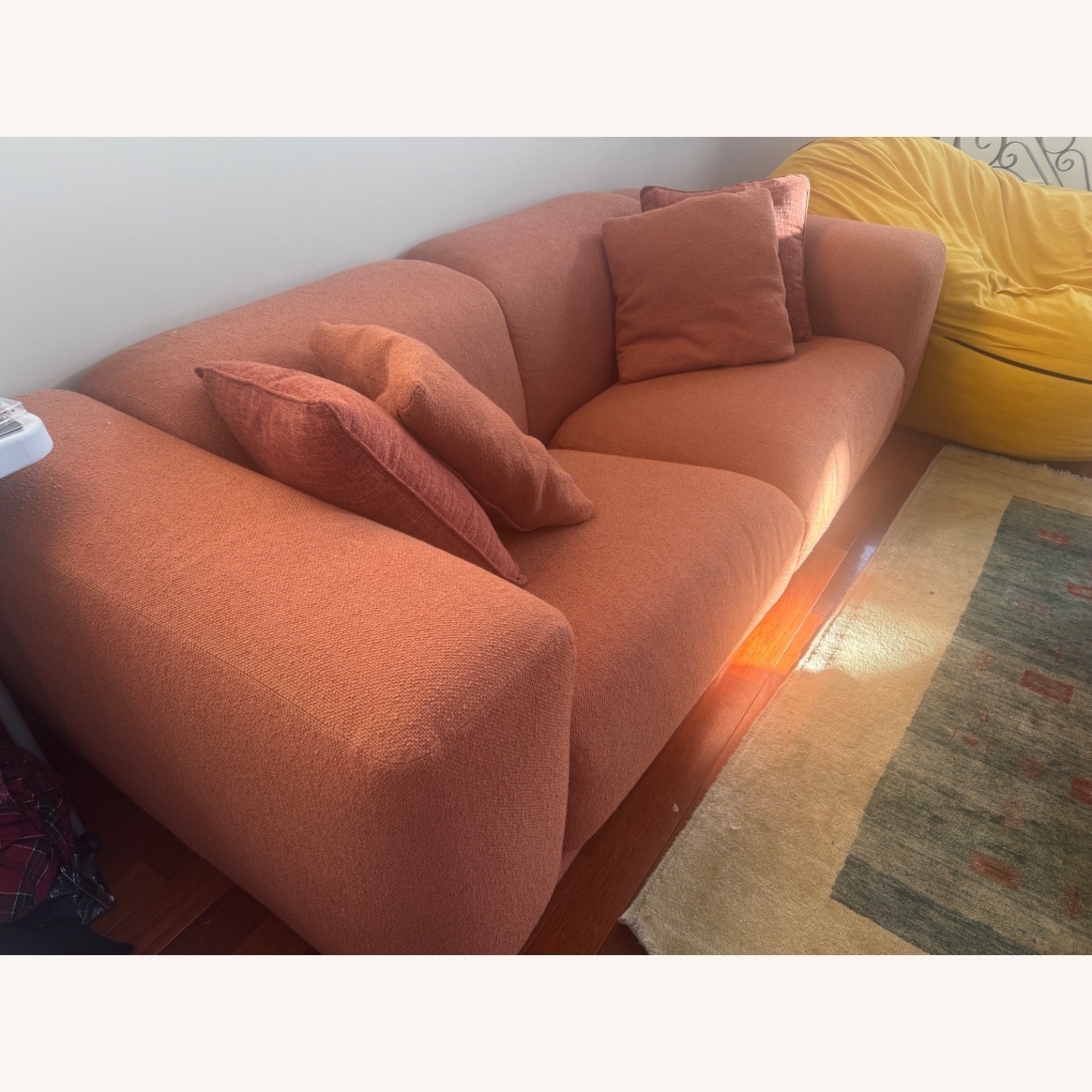 Design Within Reach Red Fabric 2 Seater Sofa - image-6