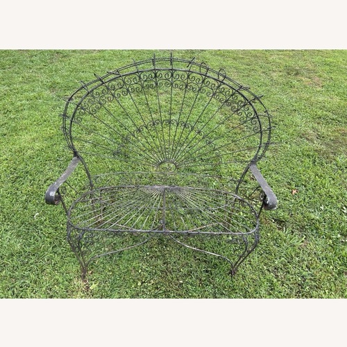 Used Vintage Salterini  Peacock Settee Loveseat for sale on AptDeco