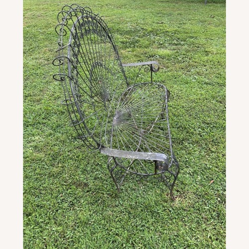 Used Vintage Salterini  Peacock Settee Loveseat for sale on AptDeco