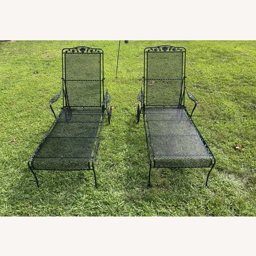 Used Vintage Pair Of Woodard Loungers for sale on AptDeco