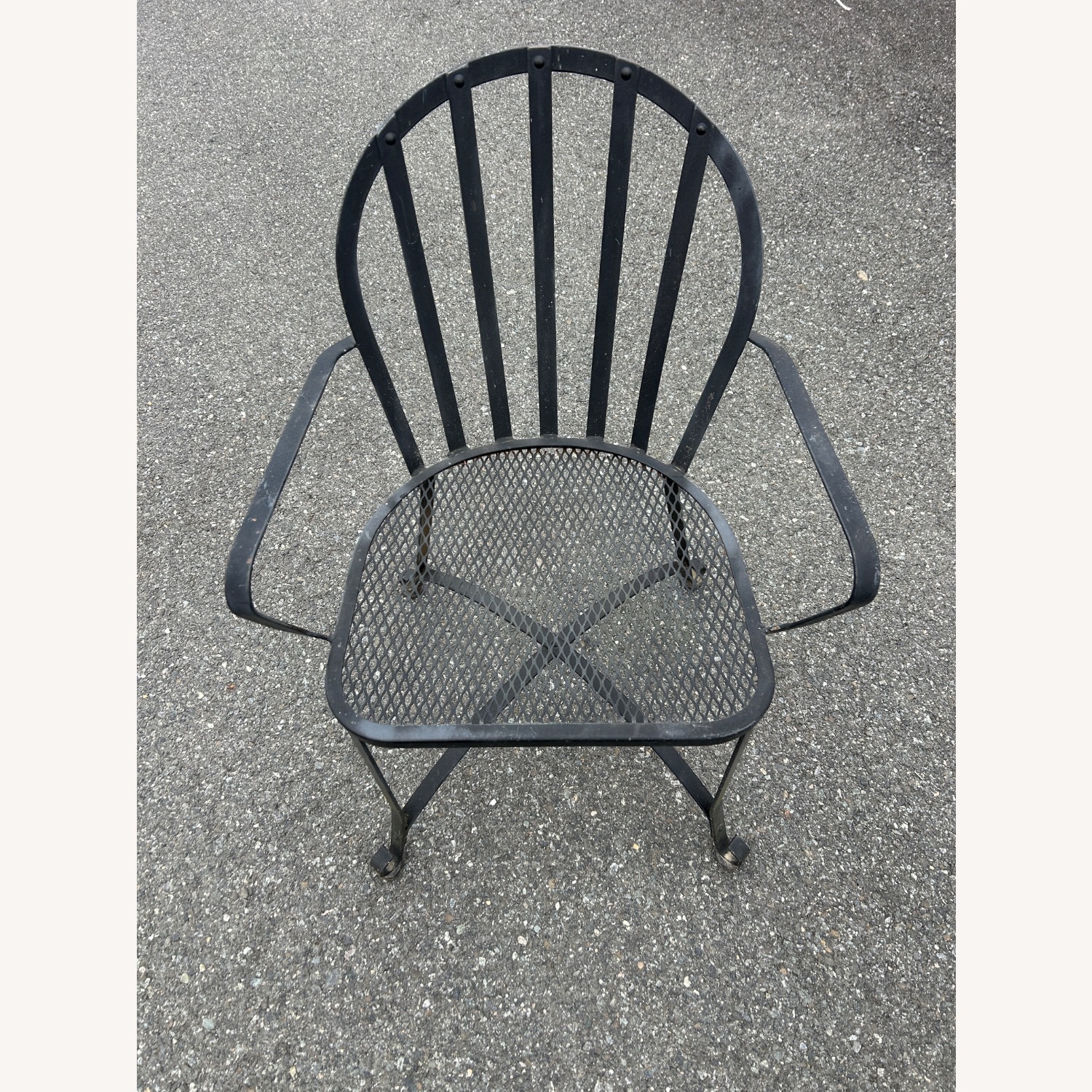 Woodard Vintage Glass Table & 4 Chairs - image-4