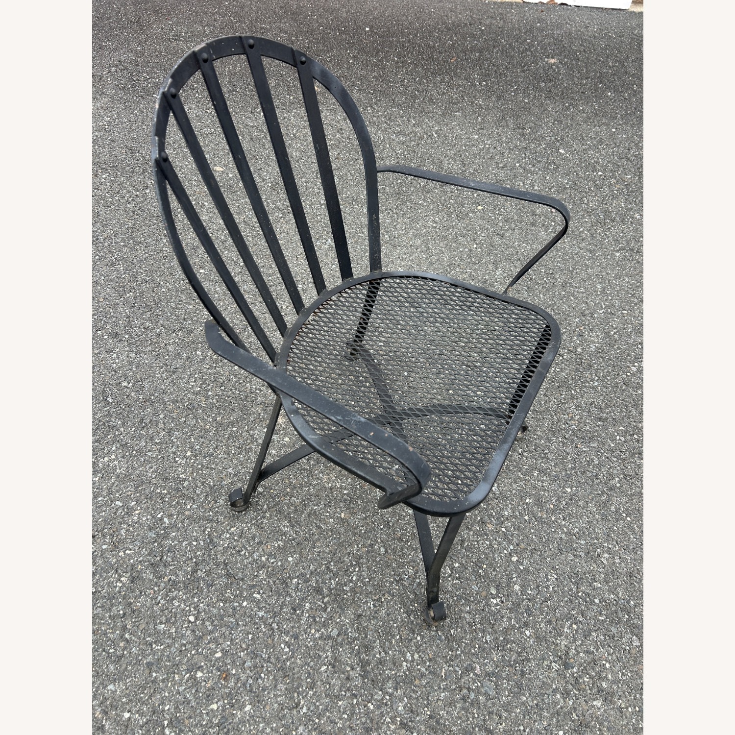 Woodard Vintage Glass Table & 4 Chairs - image-5