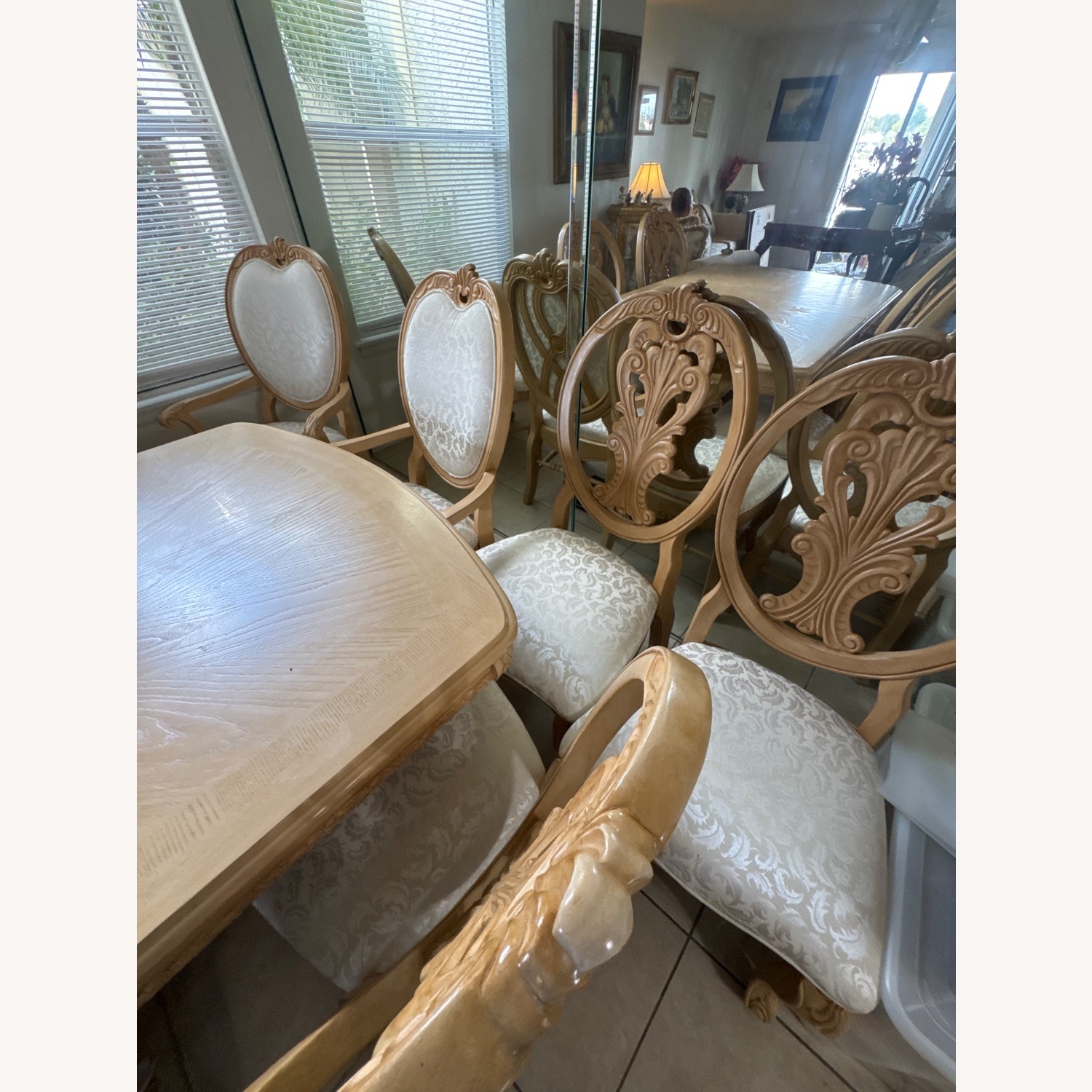 Lange Production Natural Wood Dining Set - image-4