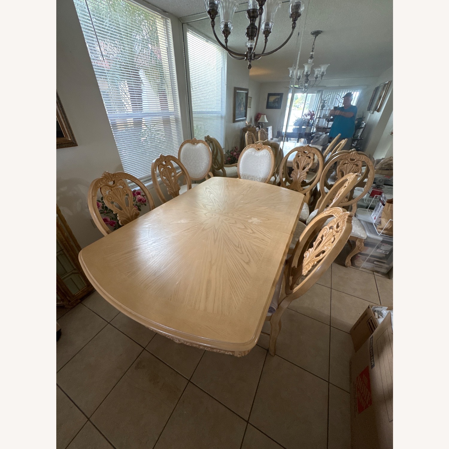 Lange Production Natural Wood Dining Set - image-5