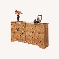 Ashley Furniture Light Brown Wood Dresser