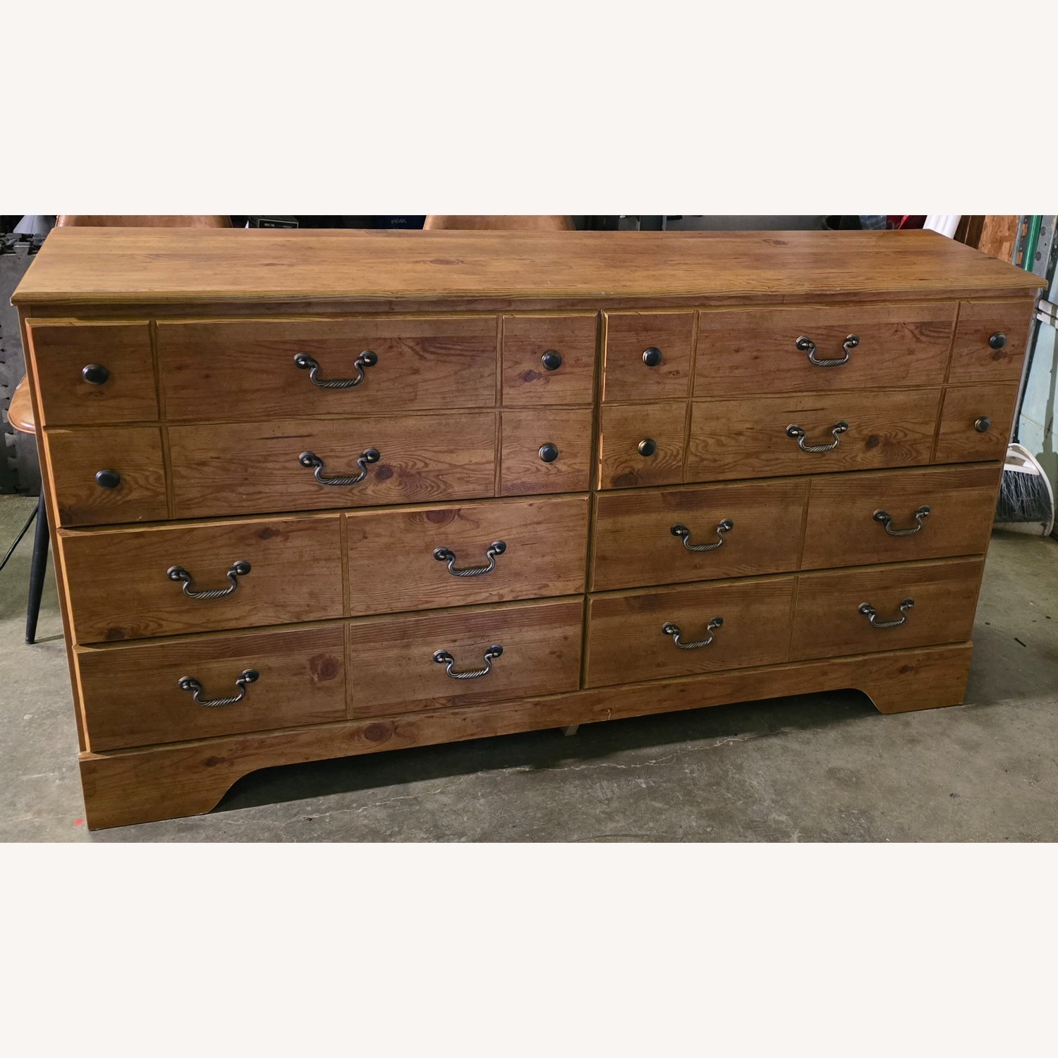 Ashley Furniture Light Brown Wood Dresser - image-1