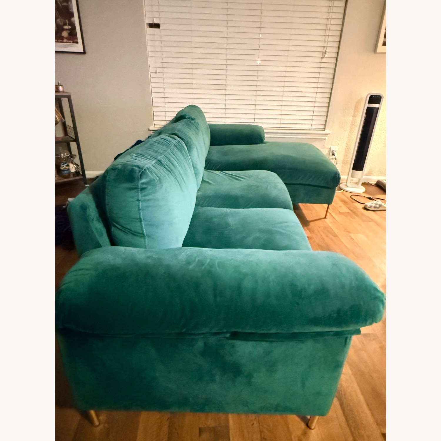 Wayfair Green Velvet 3+ Piece Sectional - image-2