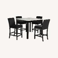 Crown Mark Lennon 5-Piece Dining Set