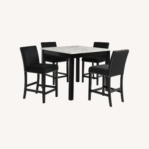 Used Crown Mark Lennon 5-Piece Dining Set for sale on AptDeco