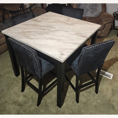 Used Crown Mark Lennon 5-Piece Dining Set for sale on AptDeco