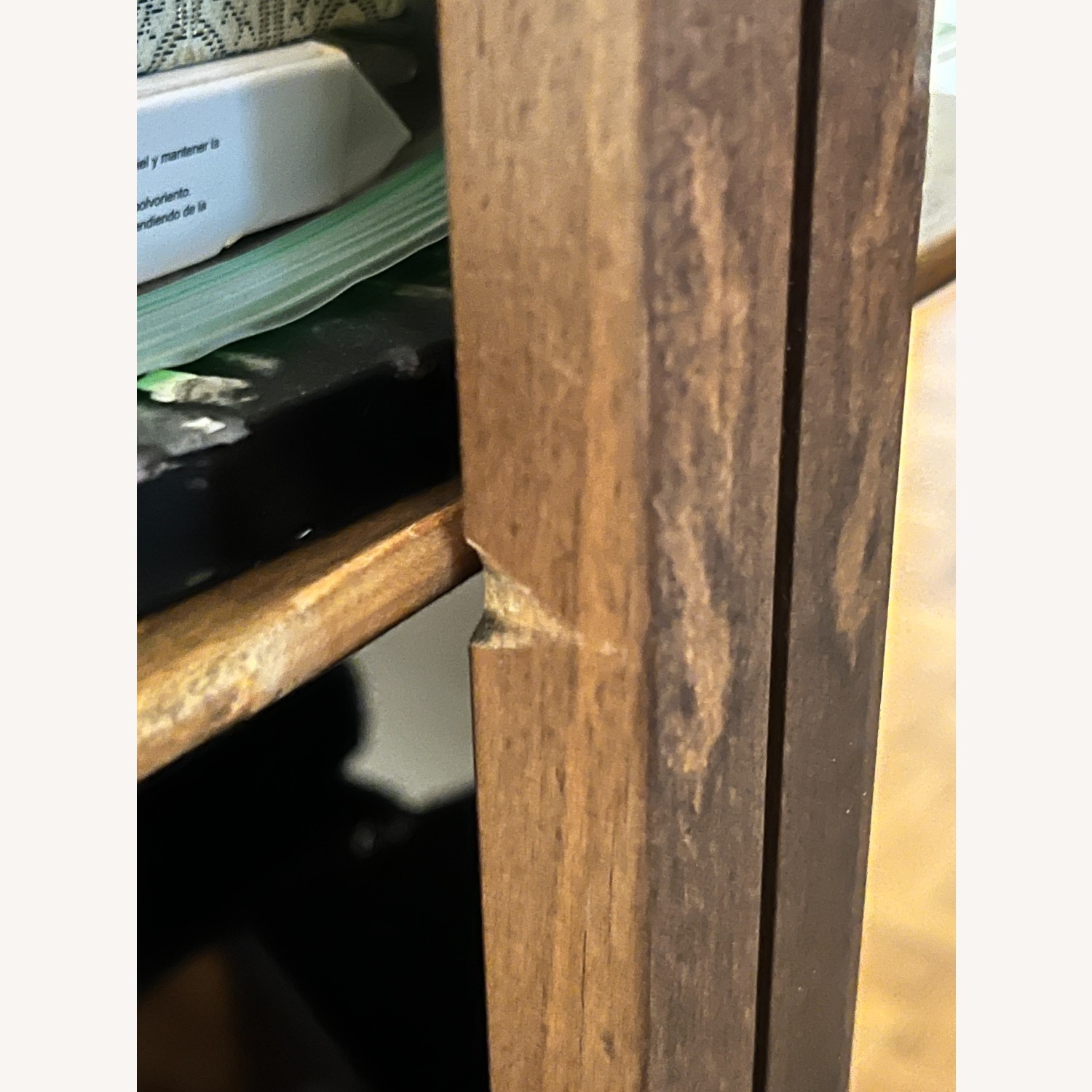 CB2 Reflection Wardrobe Dark Brown Wood Armoire - image-5