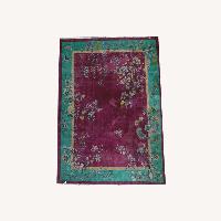 RARE Antique Nichol Art Deco Chinese Rug