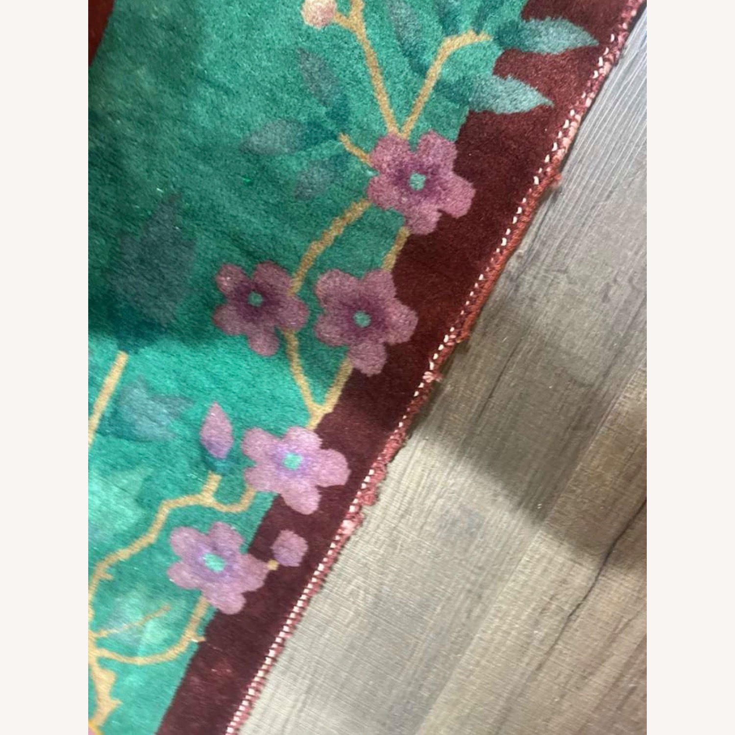 RARE Antique Nichol Art Deco Chinese Rug - image-4