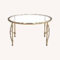Ballard Designs Maxwell Glass Coffee Table