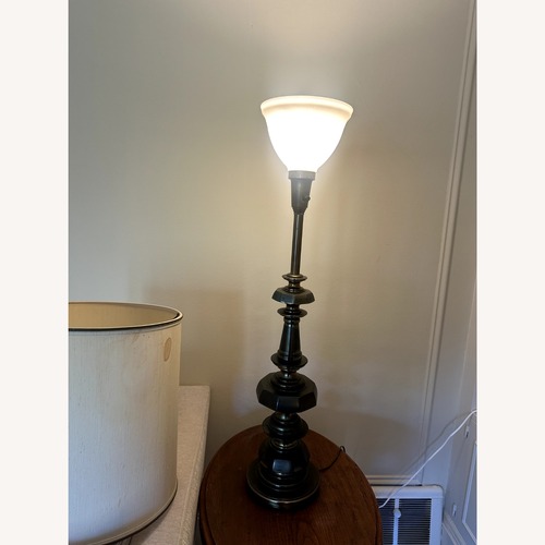 Used Black Metal Table Lamp for sale on AptDeco