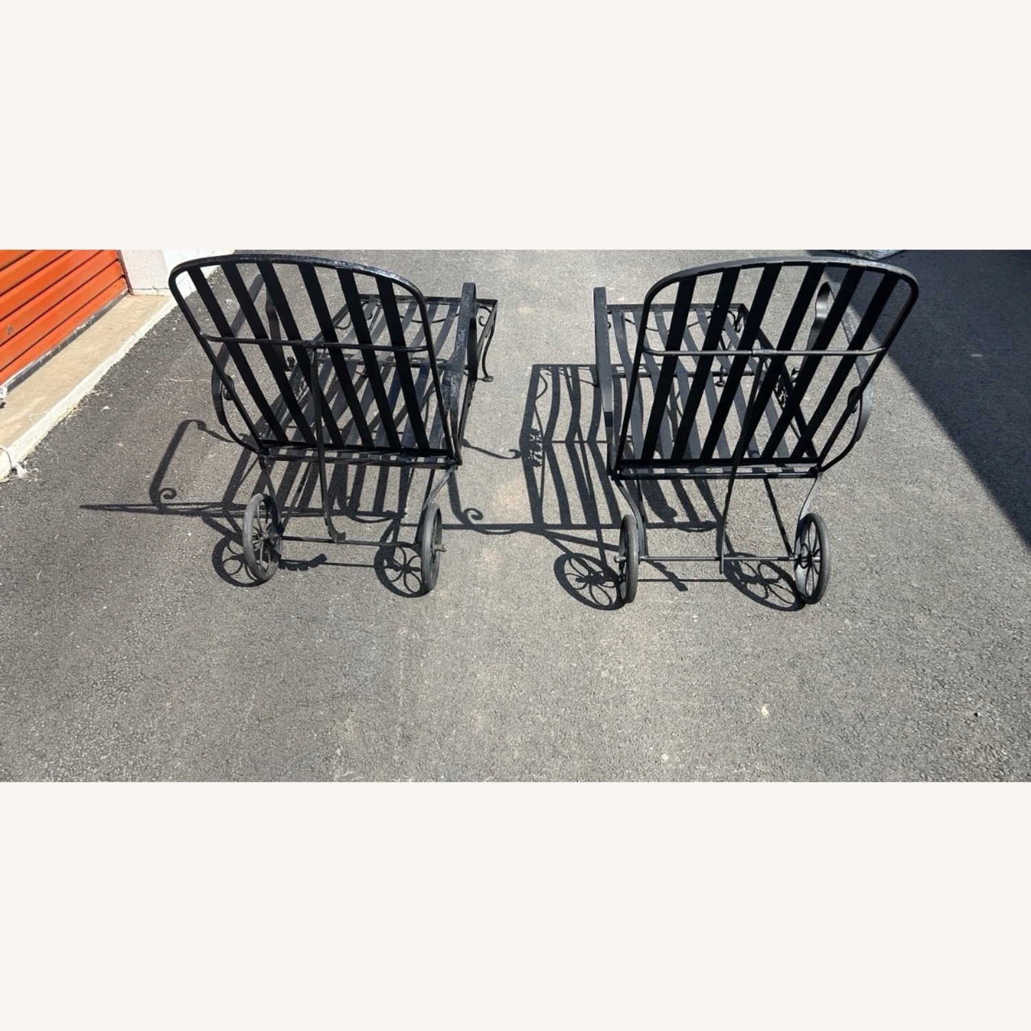 Pair Of Woodard Patio Loungers - image-4