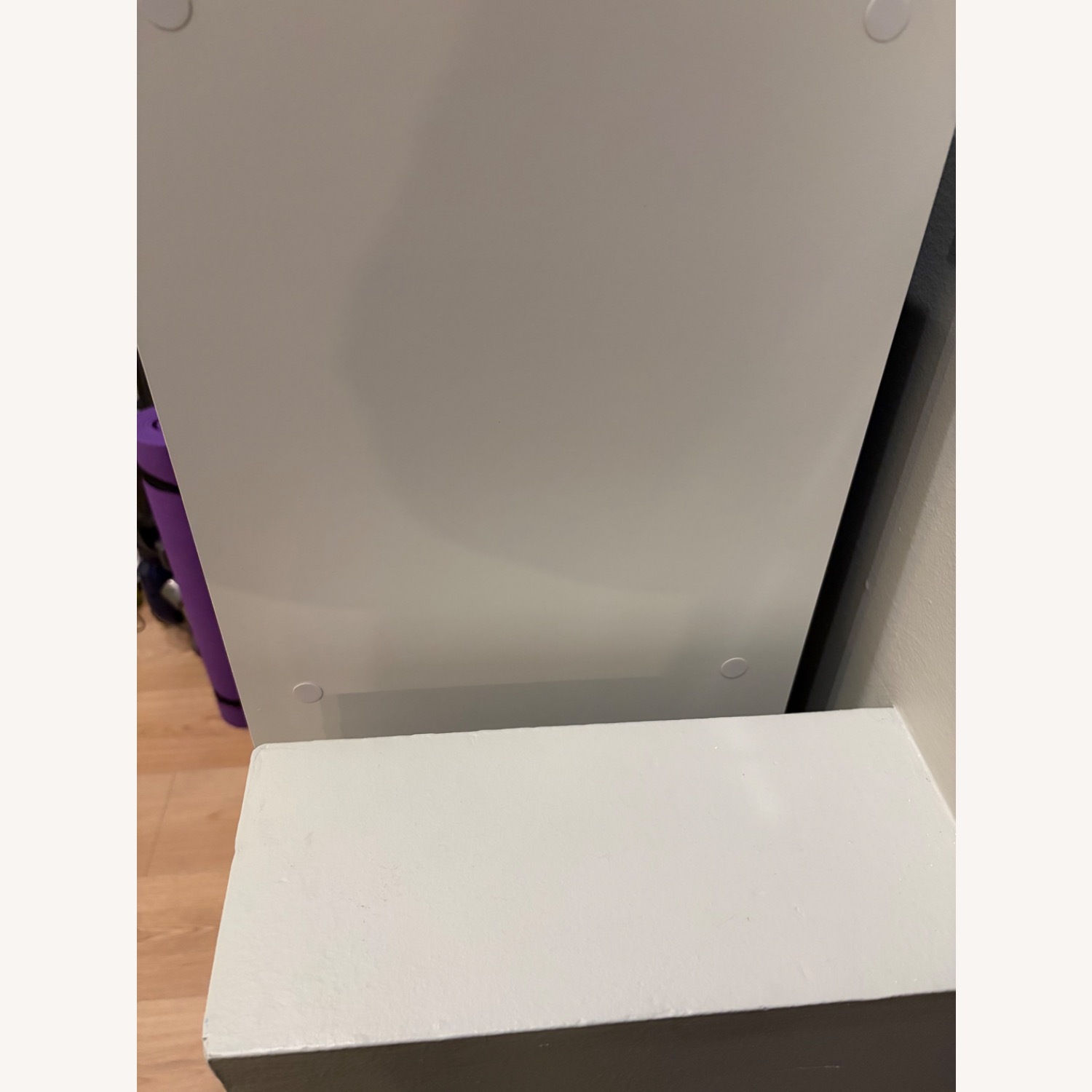 White Wood Armoire - image-3